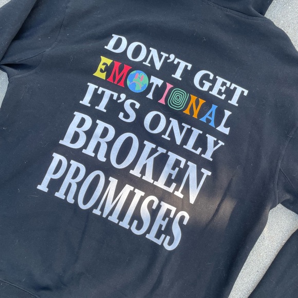 BROKEN PROMISES EMOTIONAL HOODIE - Picture 3 of 6